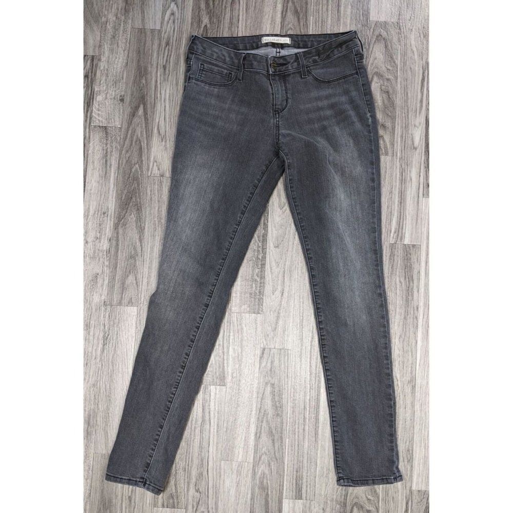 Bullhead Juniors Size 9 Whiskered Black Grey‎ Denim Jeans